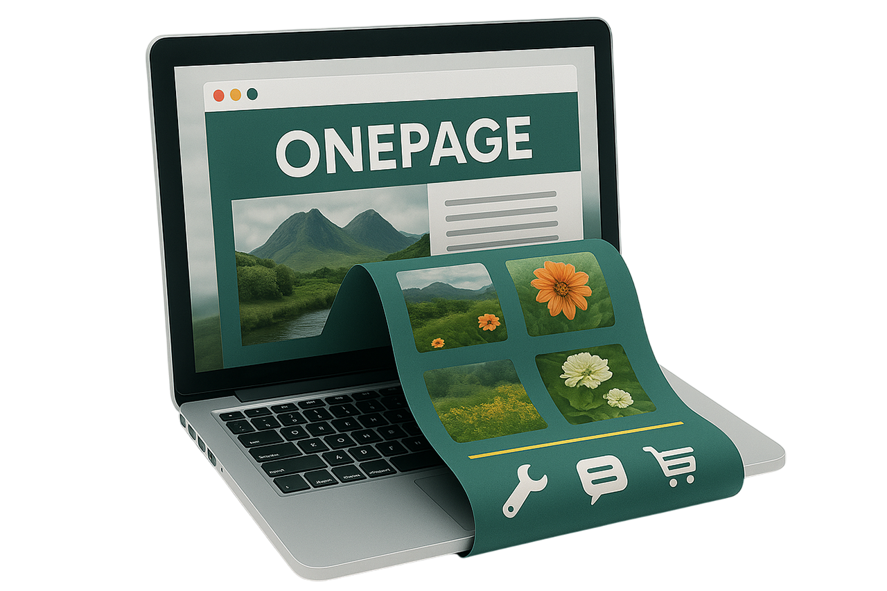 Diseño página One Page profesional